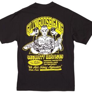 Dustin Poirier Full Violence Gilly Goose Gang Security Shirt Shaka Wear Mens L